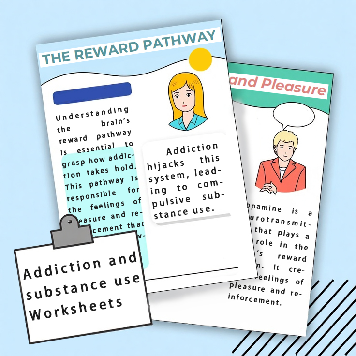 《Addiction and substance use Worksheets》